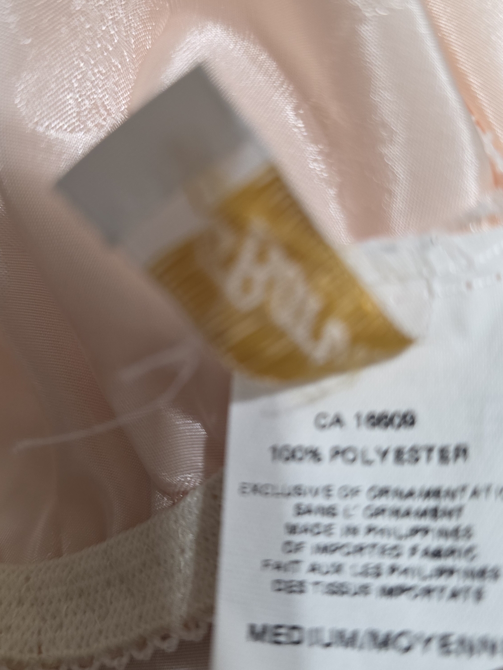 Vtg Barbizon Pink Satin Lace Half Slip Skirt Lingerie Y2K Coquette Cottagecore M - Picture 9 of 9